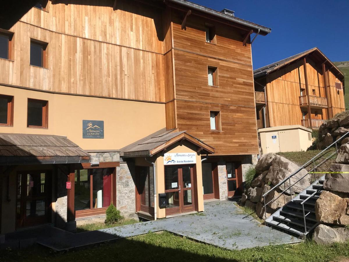 T2 Skis Aux Pieds Les Terrasses De La Bergerie Orcières Dış mekan fotoğraf